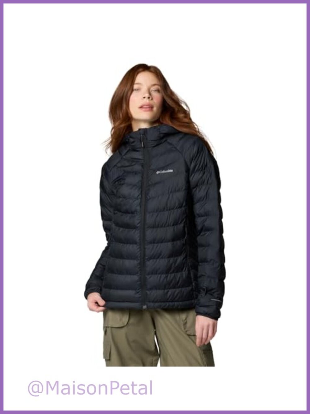 Columbia Powder Lite II Hooded Jacket Omni-Heat Insulated Active Fit